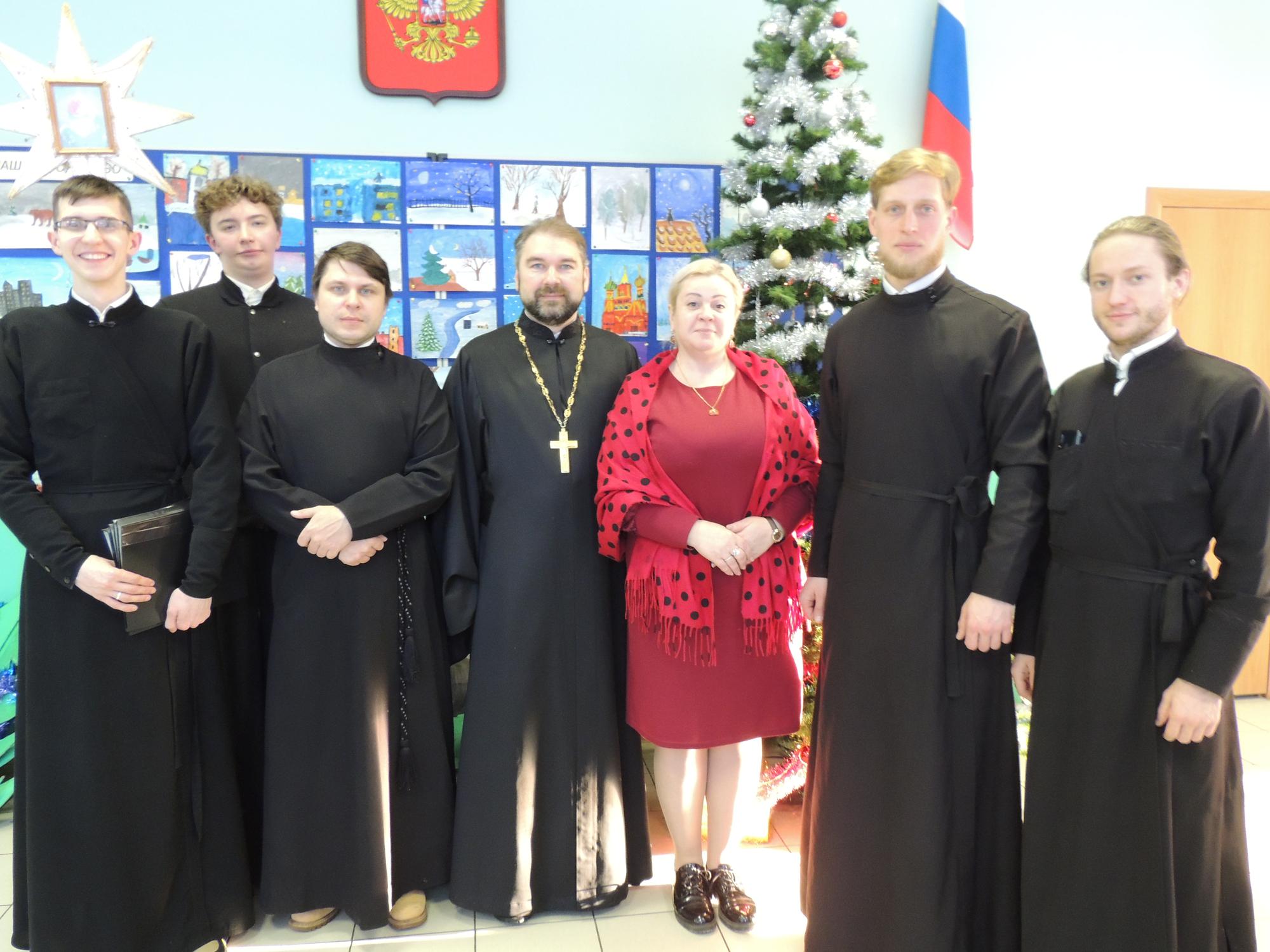 Рождественские колядки в Икшанской школе